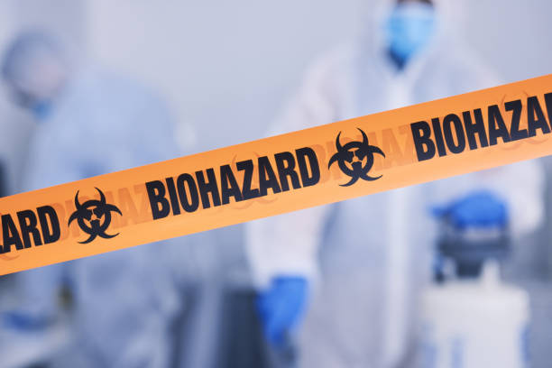 Professional Blood Cleanup technician working in Garden City, UT